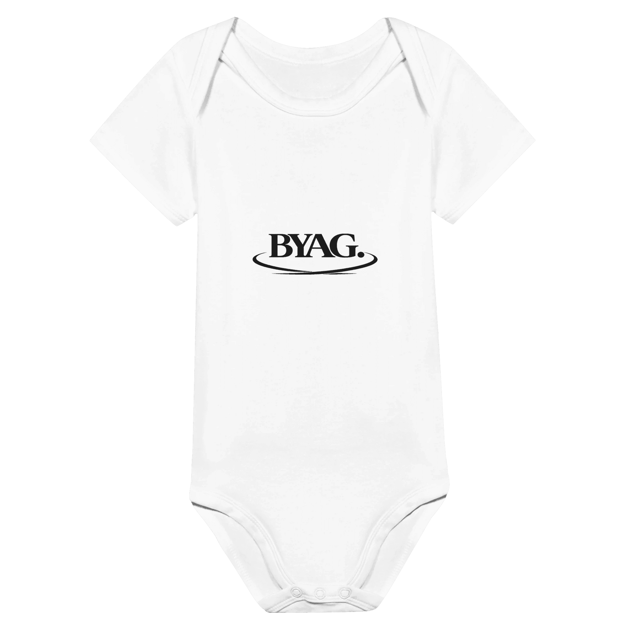 BYAG. Baby Short Sleeve Bodysuit – White - BYAG.DEPrint MaterialBYAG.DEBYAG.DE#original_value#12M