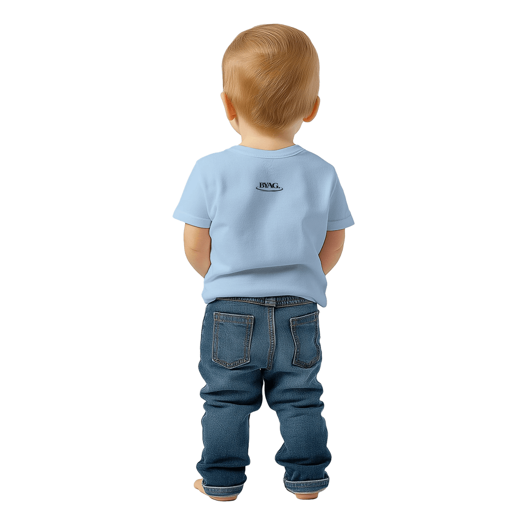 BYAG. Baby Cotton T-Shirt – Blue - BYAG.DEPrint MaterialBYAG.DEBYAG.DE#original_value#12M