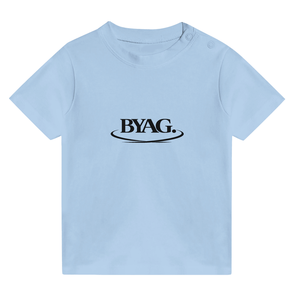 BYAG. Baby Cotton T-Shirt – Blue - BYAG.DEPrint MaterialBYAG.DEBYAG.DE#original_value#12M