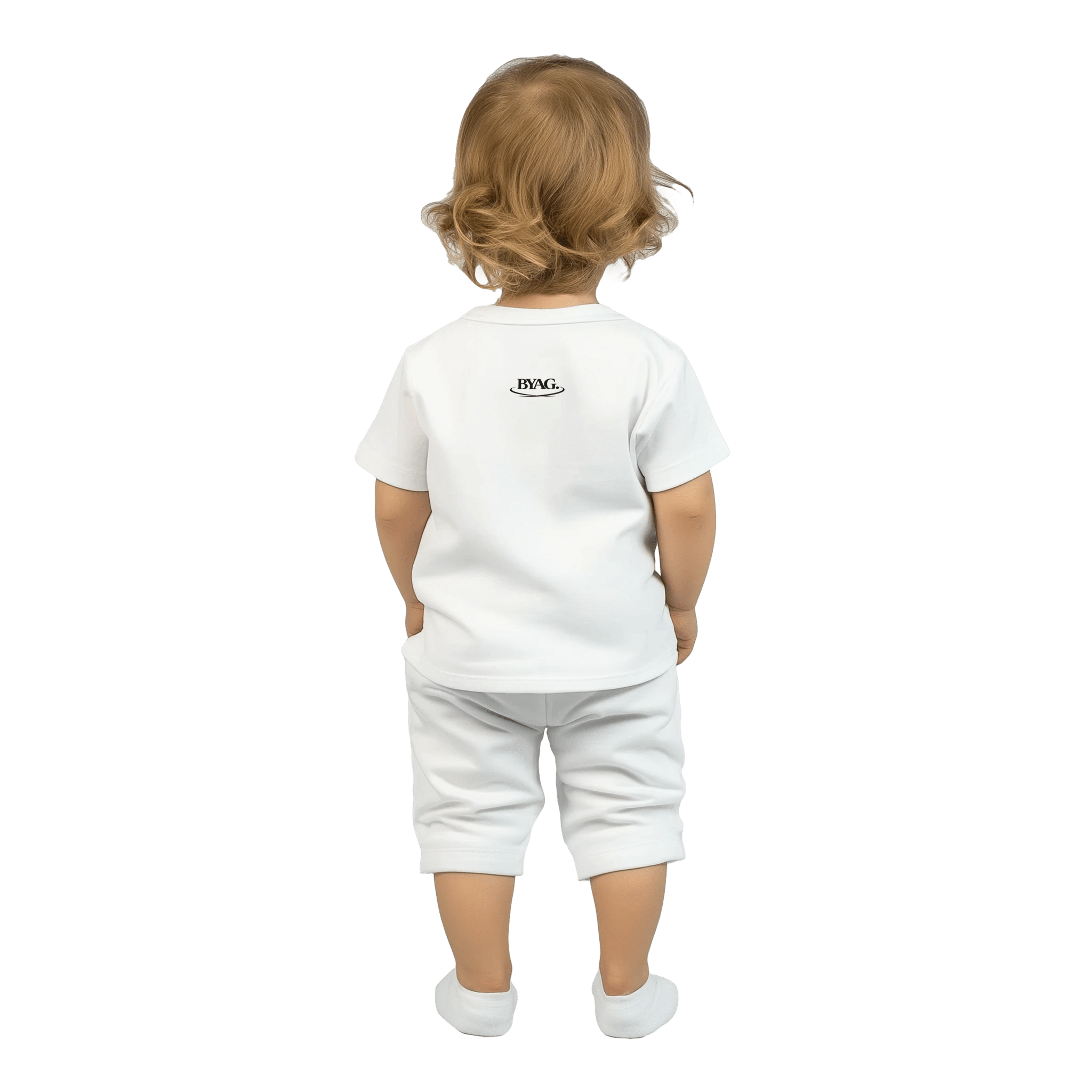 BYAG. Baby Cotton T-Shirt – White - BYAG.DEPrint MaterialBYAG.DEBYAG.DE#original_value#12M
