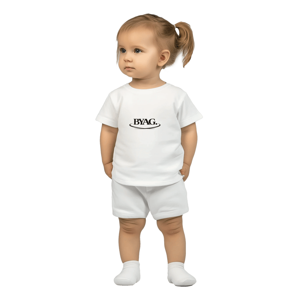BYAG. Baby Cotton T-Shirt – White - BYAG.DEPrint MaterialBYAG.DEBYAG.DE#original_value#12M