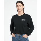 BYAG. Everyday Cropped Sweatshirt – Black - BYAG.DEPrint MaterialBYAG.DEBYAG.DE#original_value#S