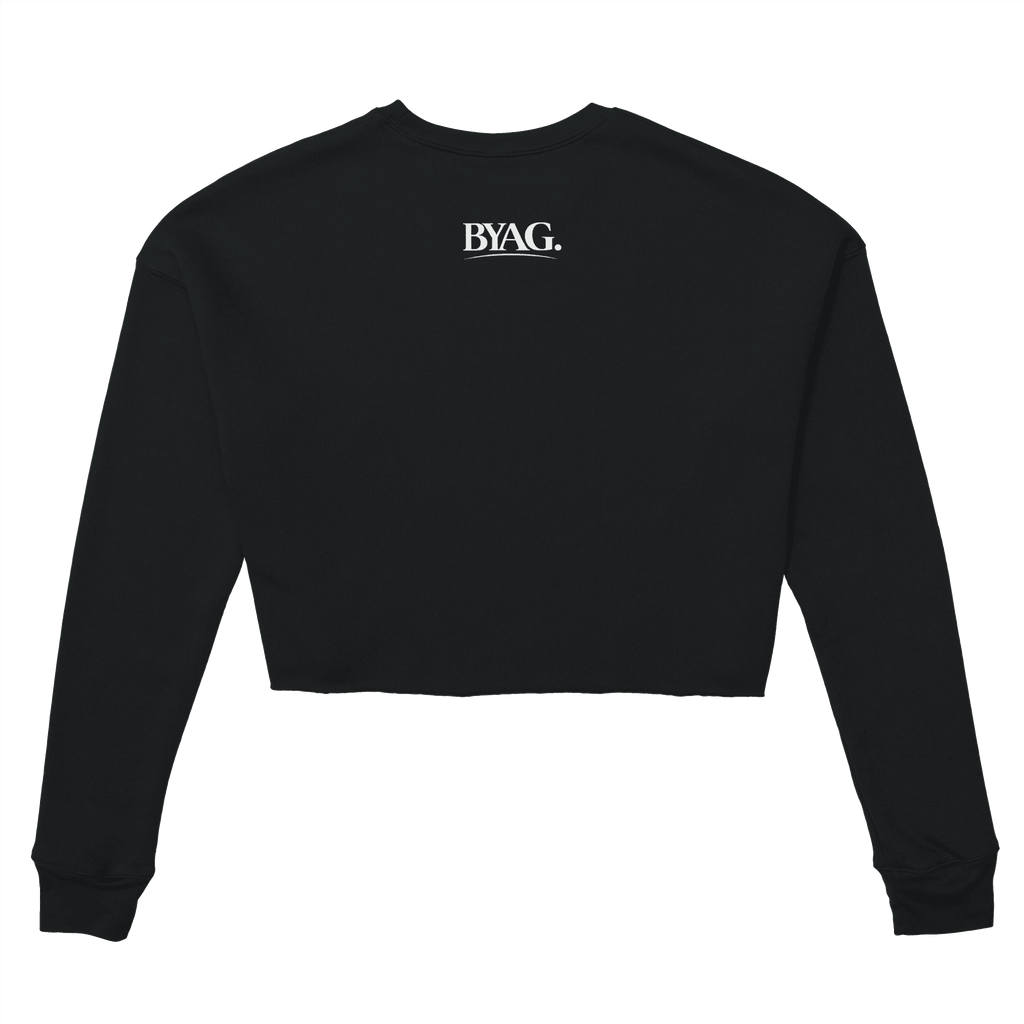 BYAG. Everyday Cropped Sweatshirt – Black - BYAG.DEPrint MaterialBYAG.DEBYAG.DE#original_value#S