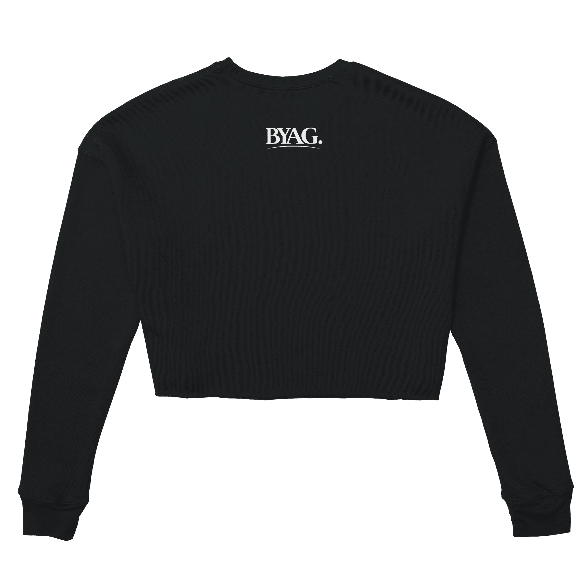 BYAG. Everyday Cropped Sweatshirt – Black - BYAG.DEPrint MaterialBYAG.DEBYAG.DE#original_value#S