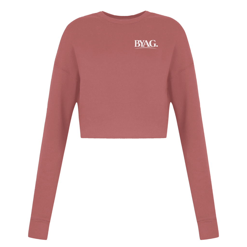 BYAG. Everyday Cropped Sweatshirt – Dusty Rose - BYAG.DEPrint MaterialBYAG.DEBYAG.DE#original_value#S