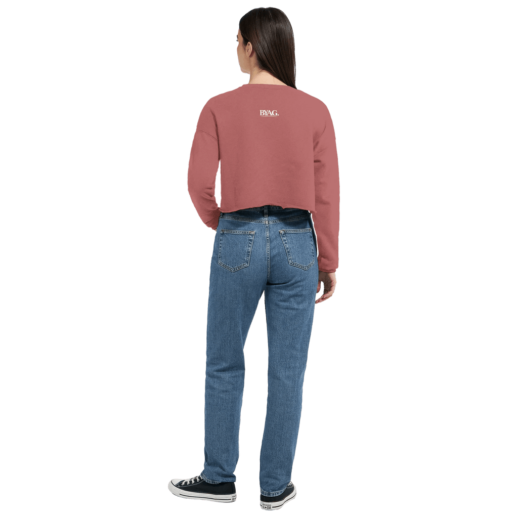 BYAG. Everyday Cropped Sweatshirt – Dusty Rose - BYAG.DEPrint MaterialBYAG.DEBYAG.DE#original_value#S