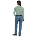 BYAG. Everyday Cropped Sweatshirt – Sage Green - BYAG.DEPrint MaterialBYAG.DEBYAG.DE#original_value#S