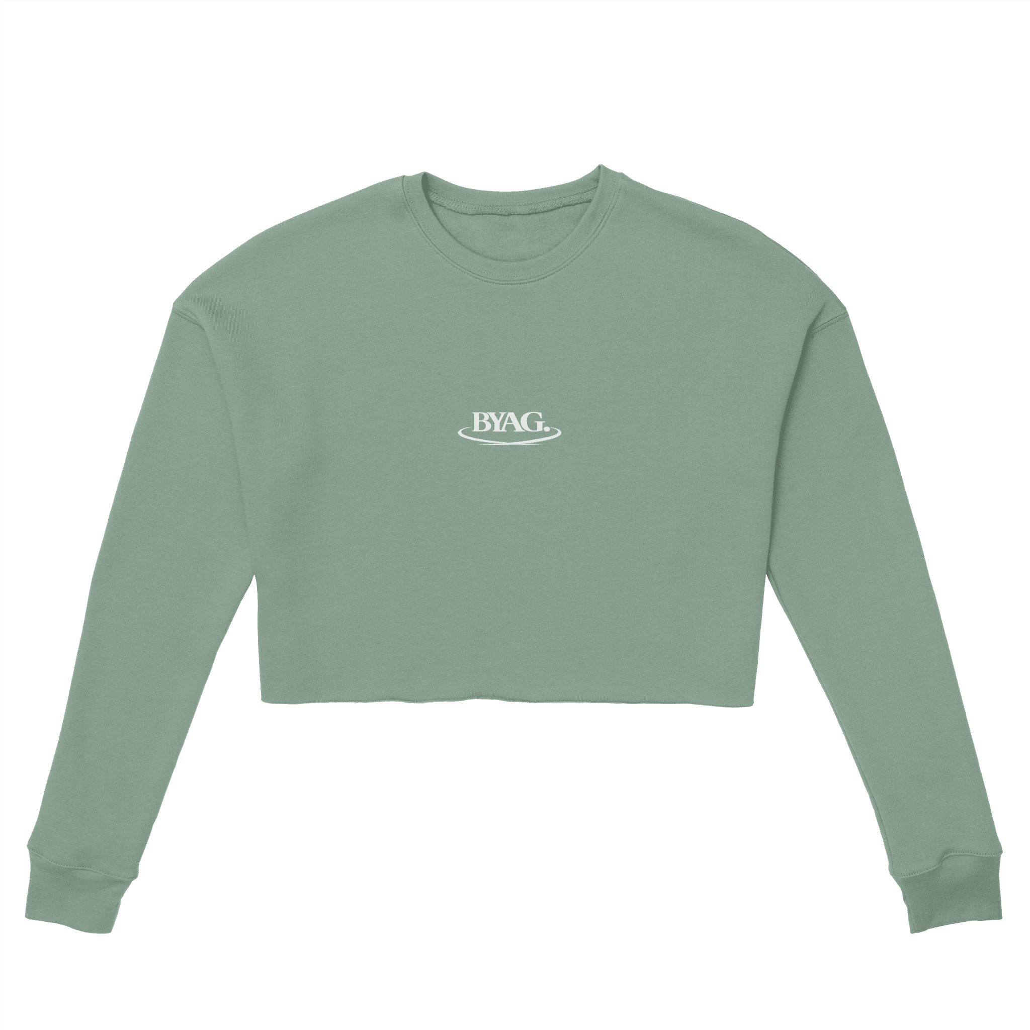 BYAG. Everyday Cropped Sweatshirt – Dusty Blue - BYAG.DEPrint MaterialBYAG.DEBYAG.DE#original_value#S