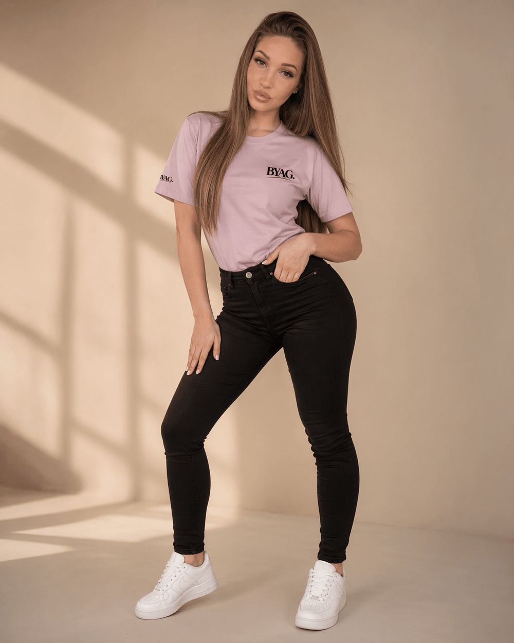 BYAG. Blush Pink T-Shirt