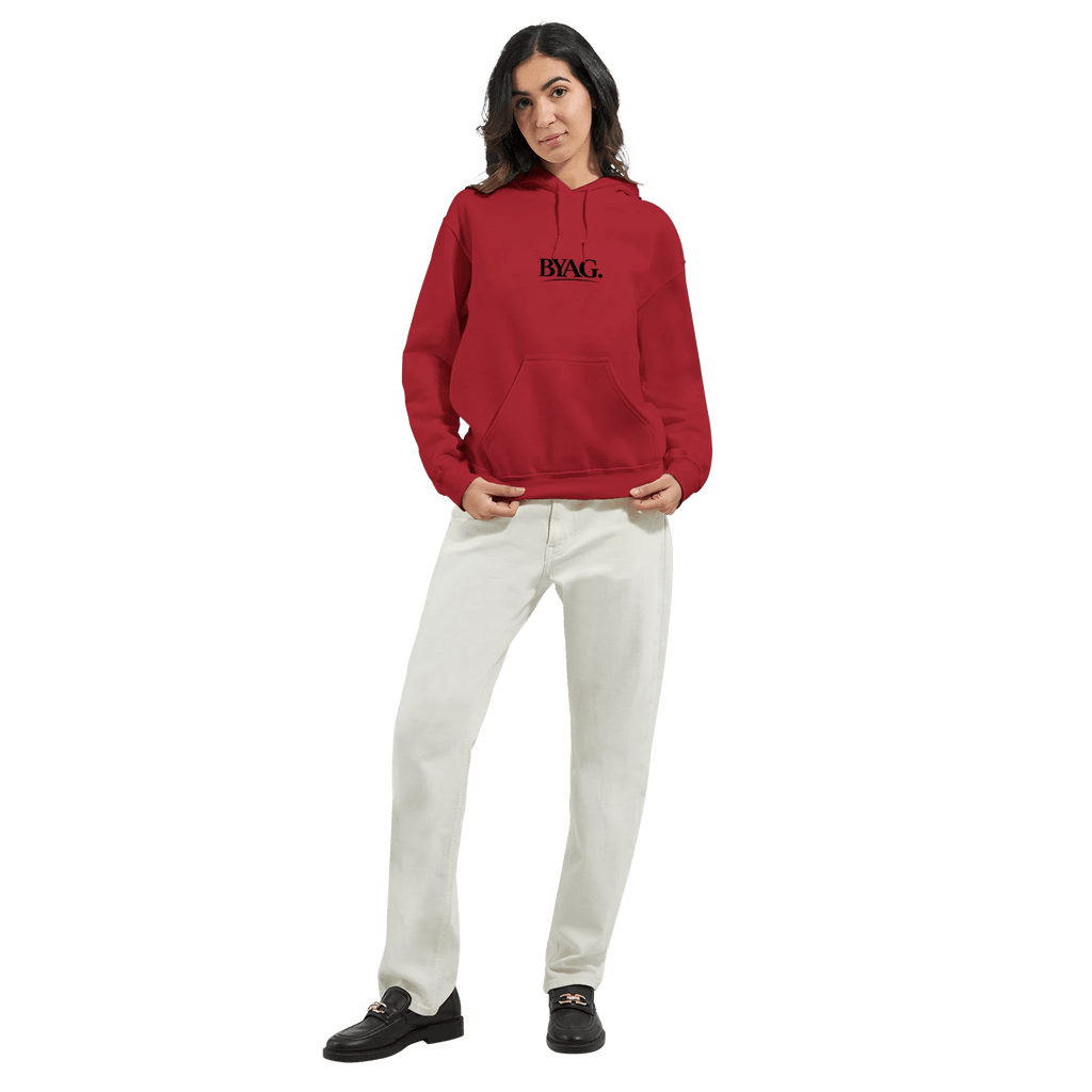 BYAG. Everyday Signature Hoodie – Cherry - BYAG.DEPrint MaterialBYAG.DEBYAG.DE#original_value#S