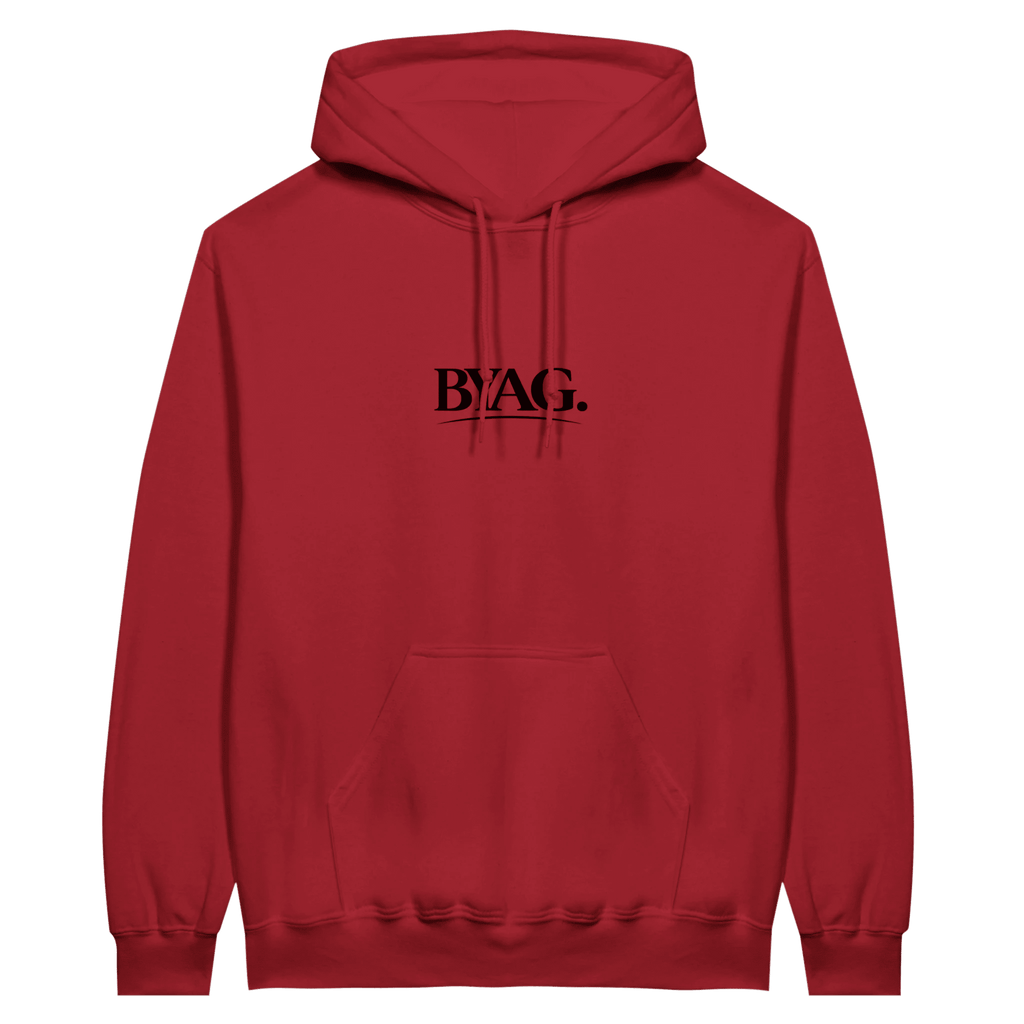 BYAG. Everyday Signature Hoodie – Cherry - BYAG.DEPrint MaterialBYAG.DEBYAG.DE#original_value#S