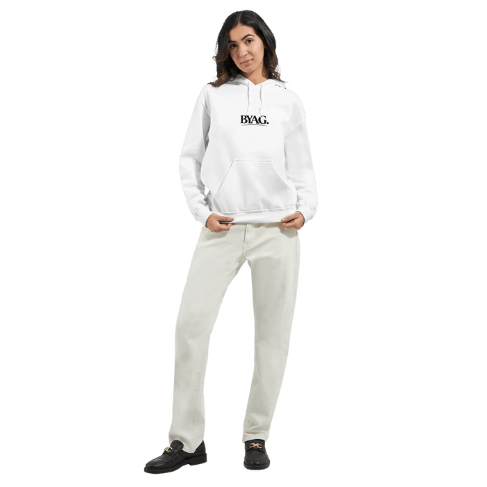 BYAG. Everyday Signature Hoodie – White