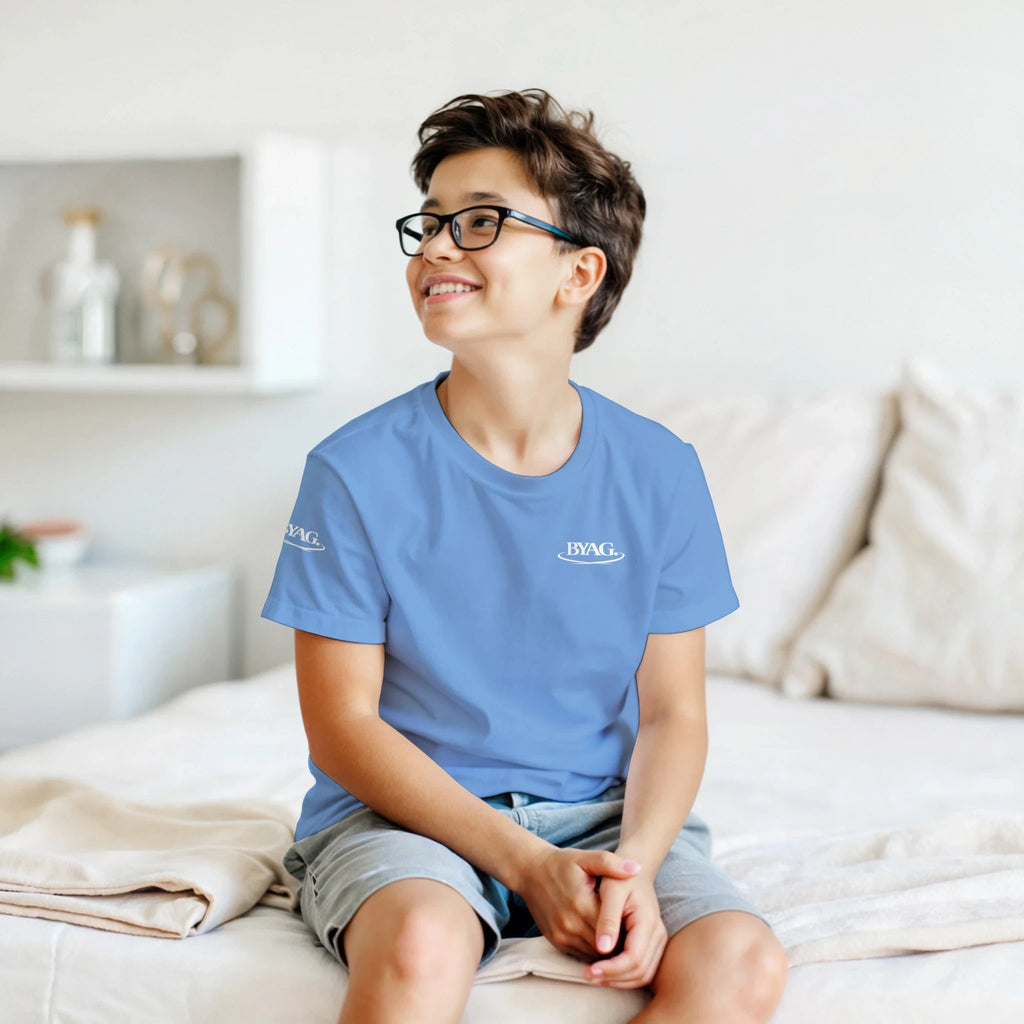 BYAG. Kids Everyday T-Shirt – Blue - BYAG.DEPrint MaterialBYAG.DEBYAG.DE#original_value#S