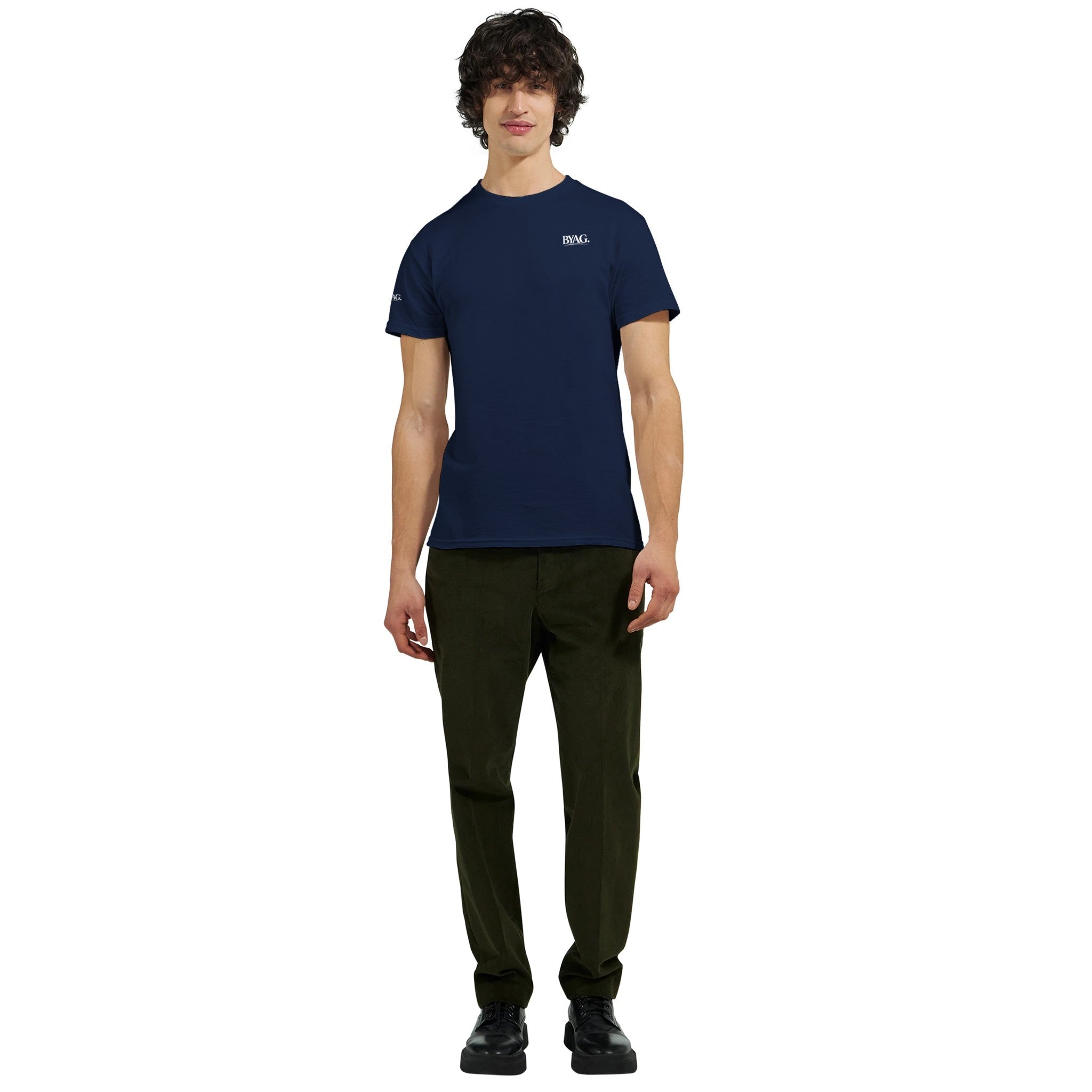 BYAG. Minimal T-Shirt – Blue - BYAG.DEPrint MaterialBYAG.DEBYAG.DE#original_value#