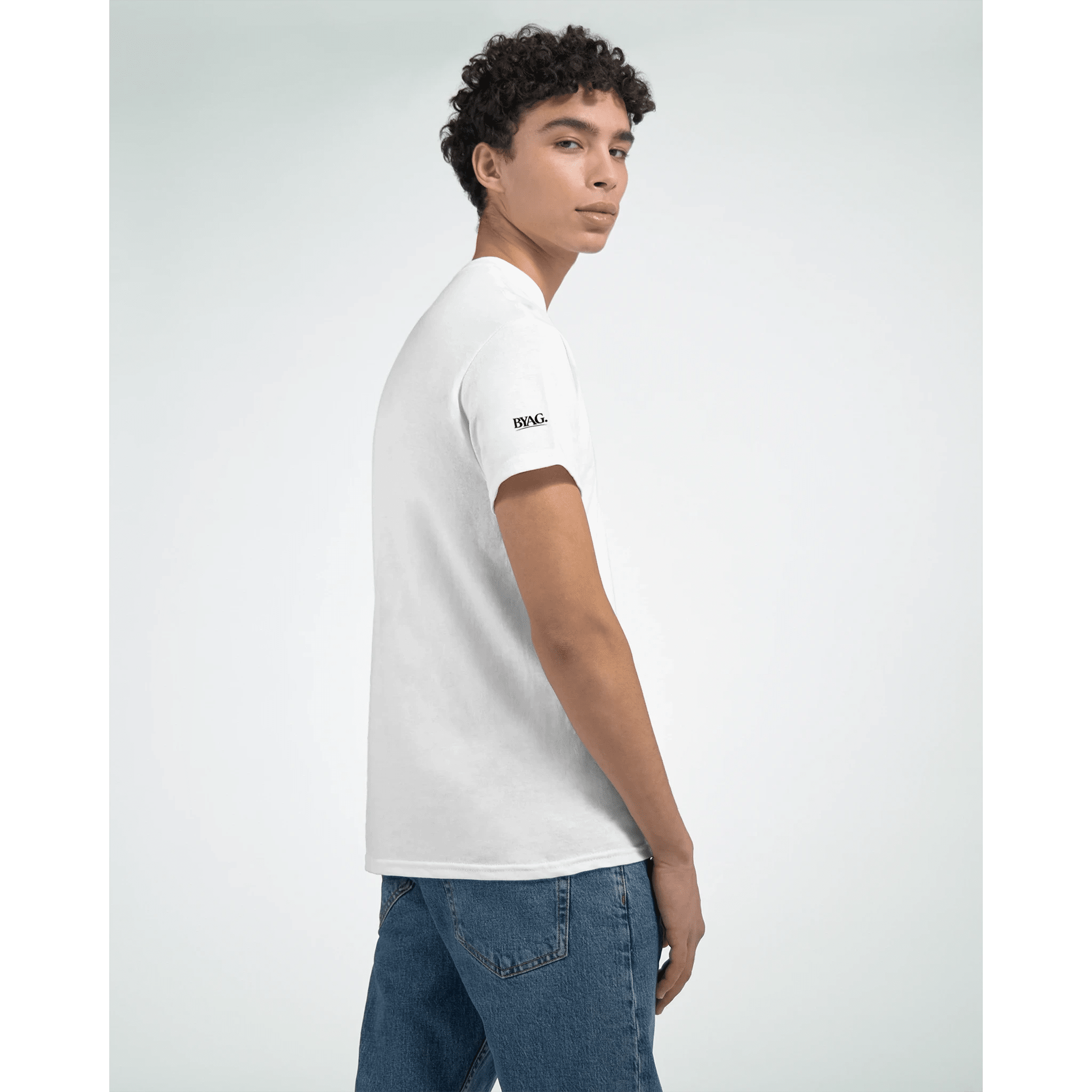 BYAG. Everyday T-shirt – White - BYAG.DEPrint MaterialBYAG.DEBYAG.DE#original_value#S