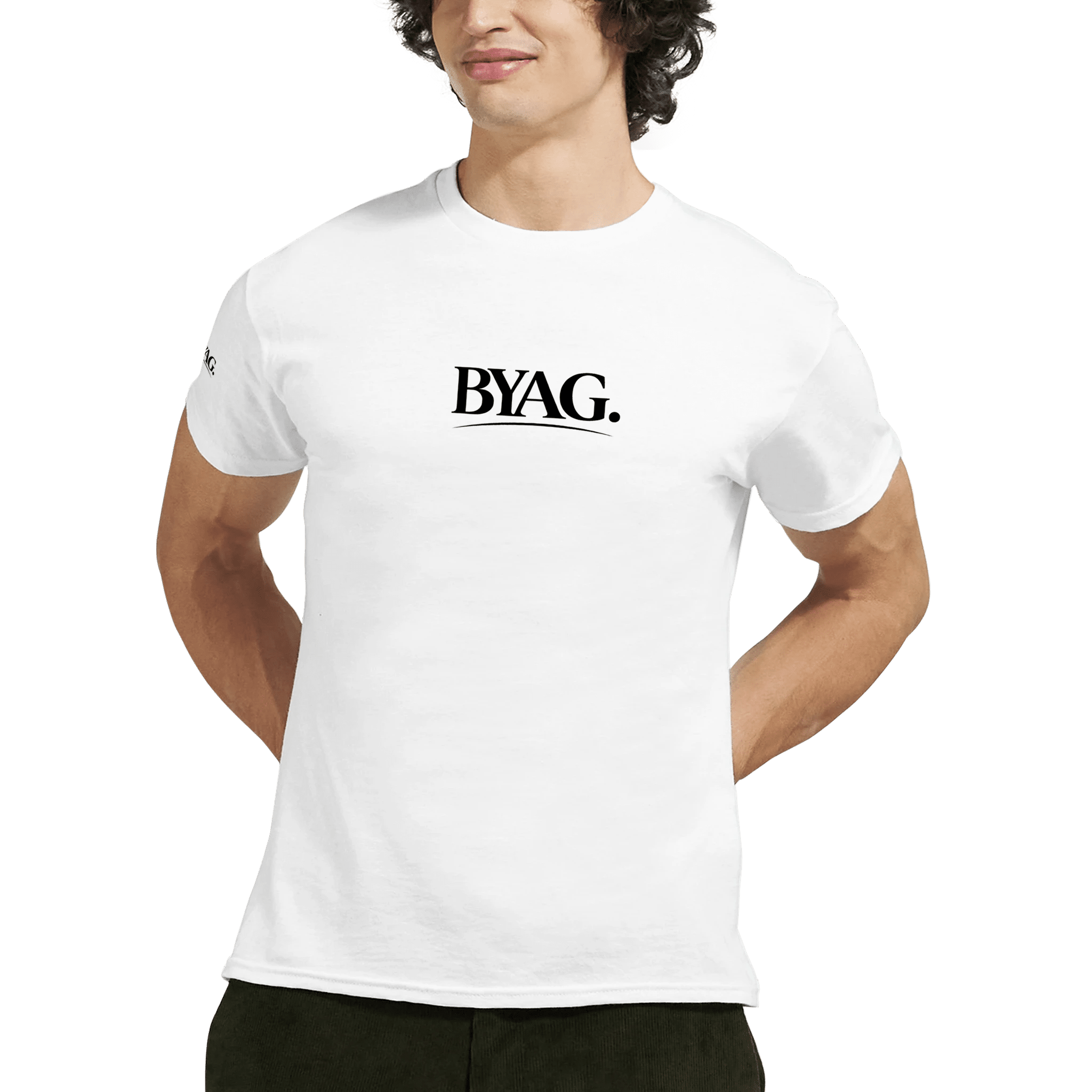 BYAG. Everyday T-shirt – White - BYAG.DEPrint MaterialBYAG.DEBYAG.DE#original_value#S