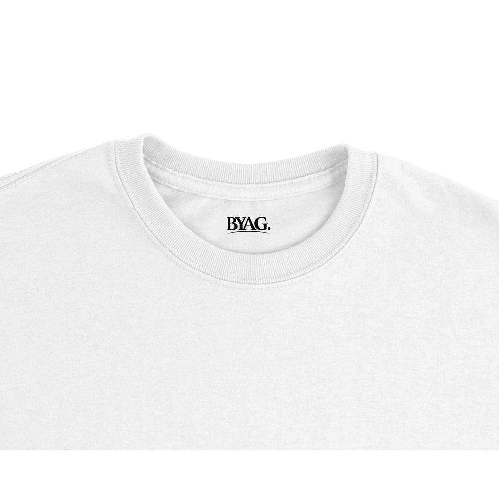 BYAG. Everyday T-shirt – White - BYAG.DEPrint MaterialBYAG.DEBYAG.DE#original_value#S