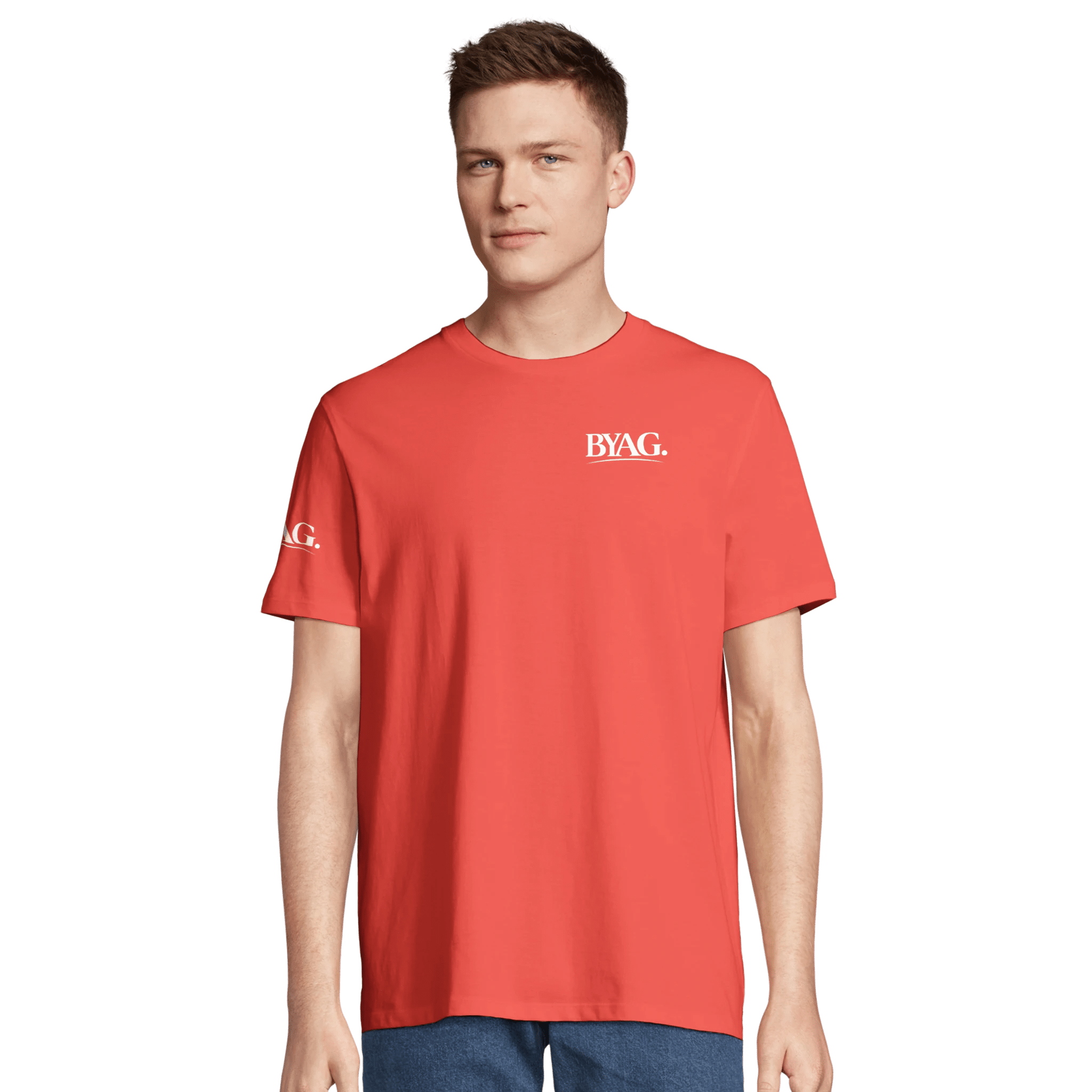 BYAG. Organic T-Shirt – Burnt Coral - BYAG.DEPrint MaterialBYAG.DEBYAG.DE#original_value#XS