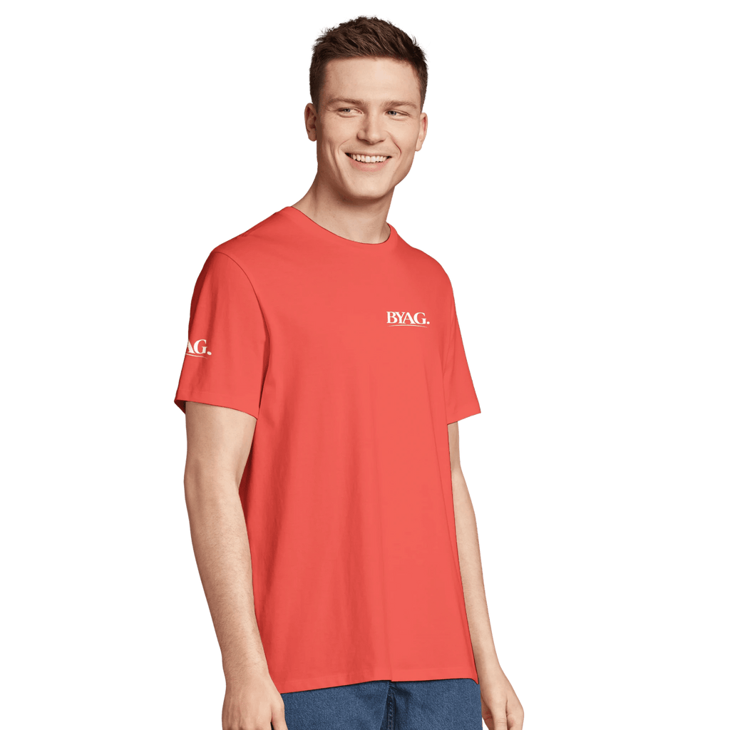 BYAG. Organic T-Shirt – Burnt Coral - BYAG.DEPrint MaterialBYAG.DEBYAG.DE#original_value#XS