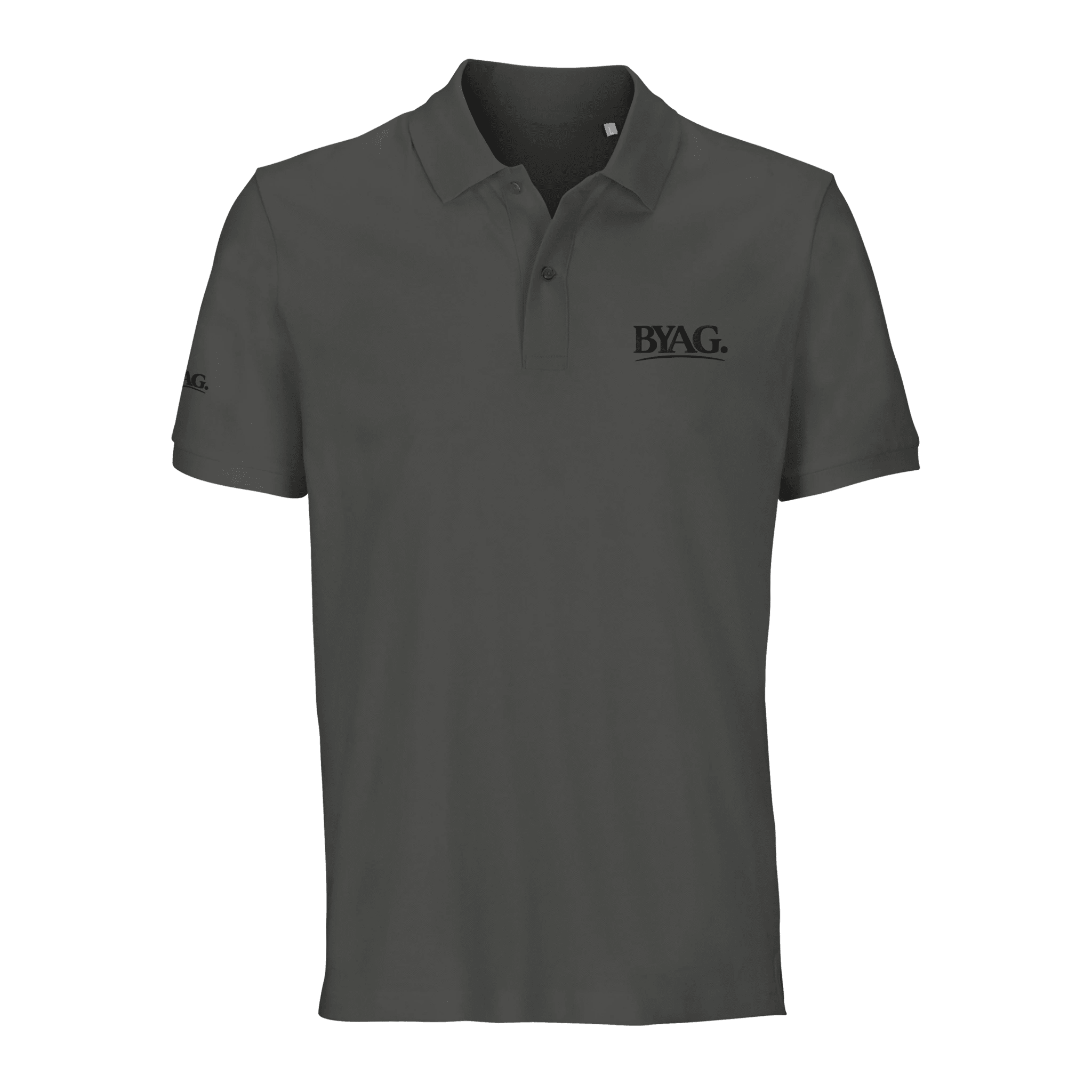 BYAG. Organic Polo Shirt – Grey - BYAG.DEPrint MaterialBYAG.DEBYAG.DE#original_value#XXS