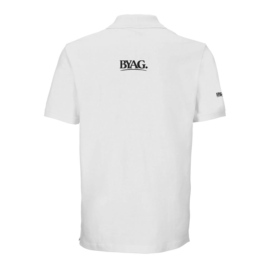 BYAG. Organic Polo Shirt – White - BYAG.DEPrint MaterialBYAG.DEBYAG.DE#original_value#XXS