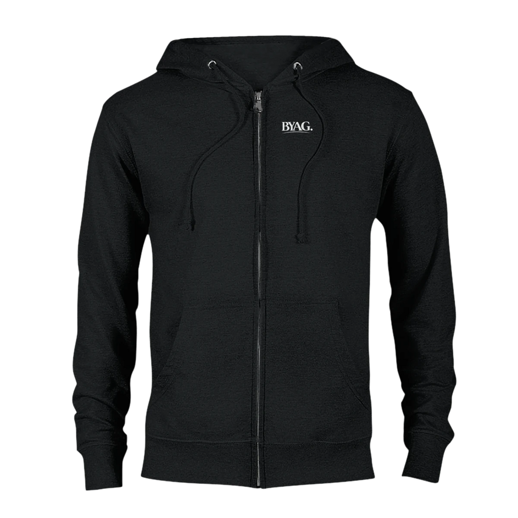 BYAG. Organic Zip Hoodie – Black - BYAG.DEPrint MaterialBYAG.DEBYAG.DE#original_value#S