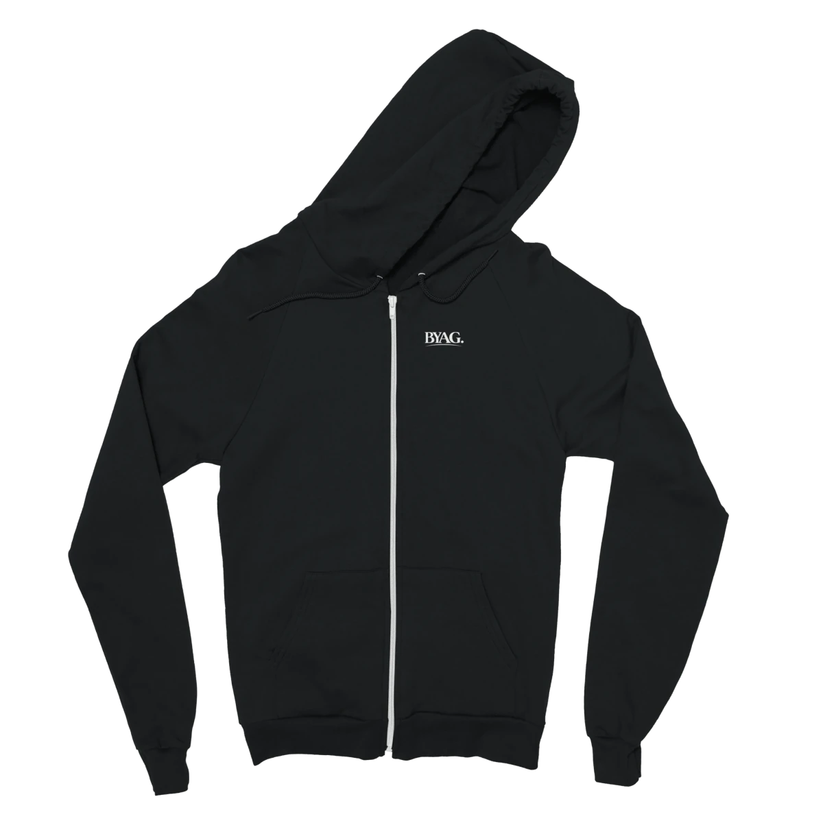 BYAG. Organic Zip Hoodie – Black - BYAG.DEPrint MaterialBYAG.DEBYAG.DE#original_value#S