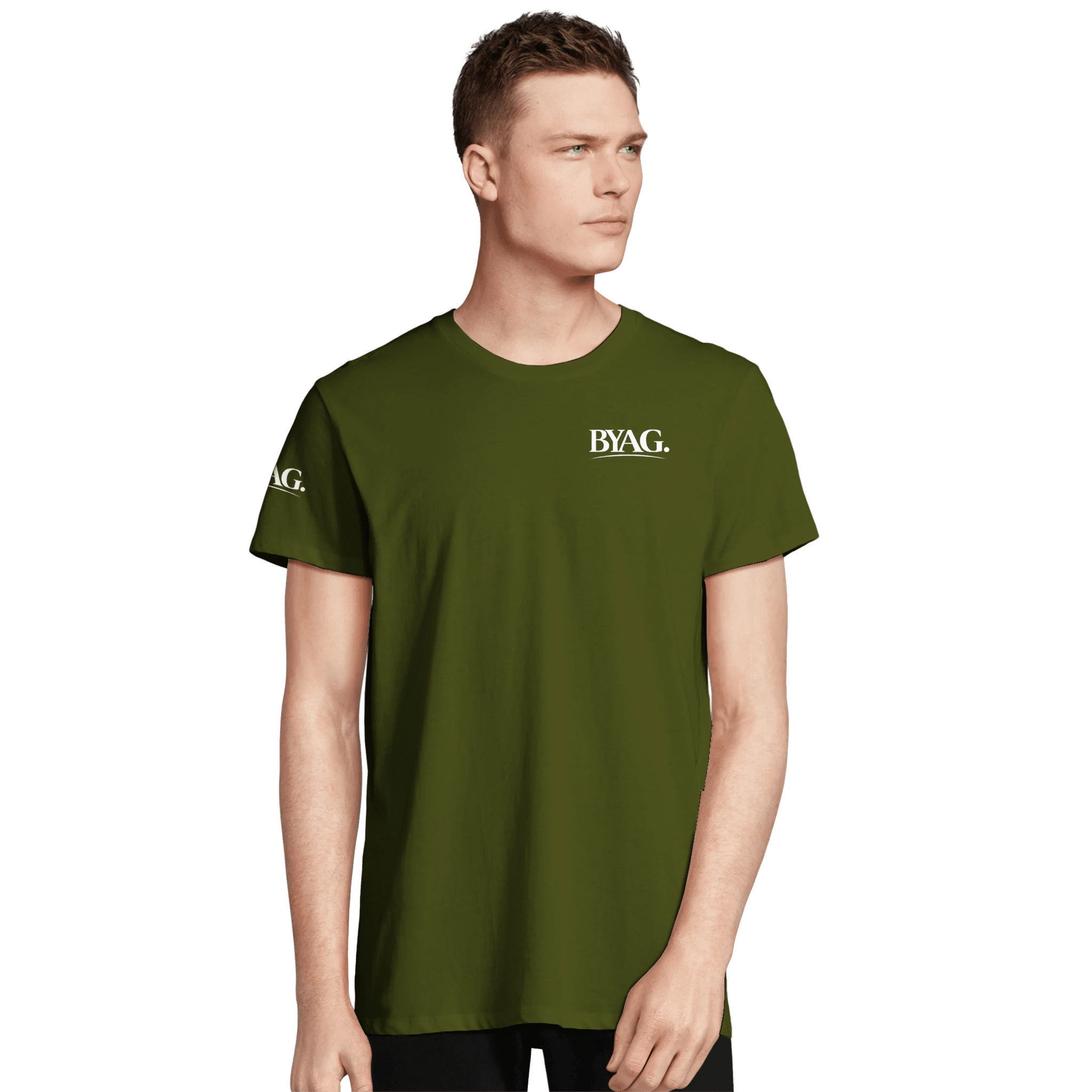 BYAG. Core Everyday T-Shirt – Green - BYAG.DEPrint MaterialBYAG.DEBYAG.DE#original_value#XS