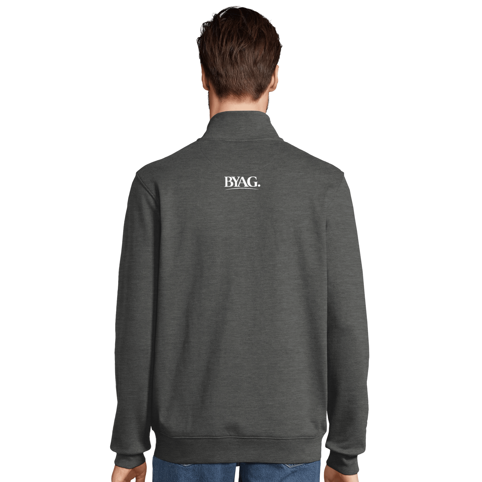 BYAG. Core Full Zip Hoodie – Grey - BYAG.DEPrint MaterialBYAG.DEBYAG.DE#original_value#XS