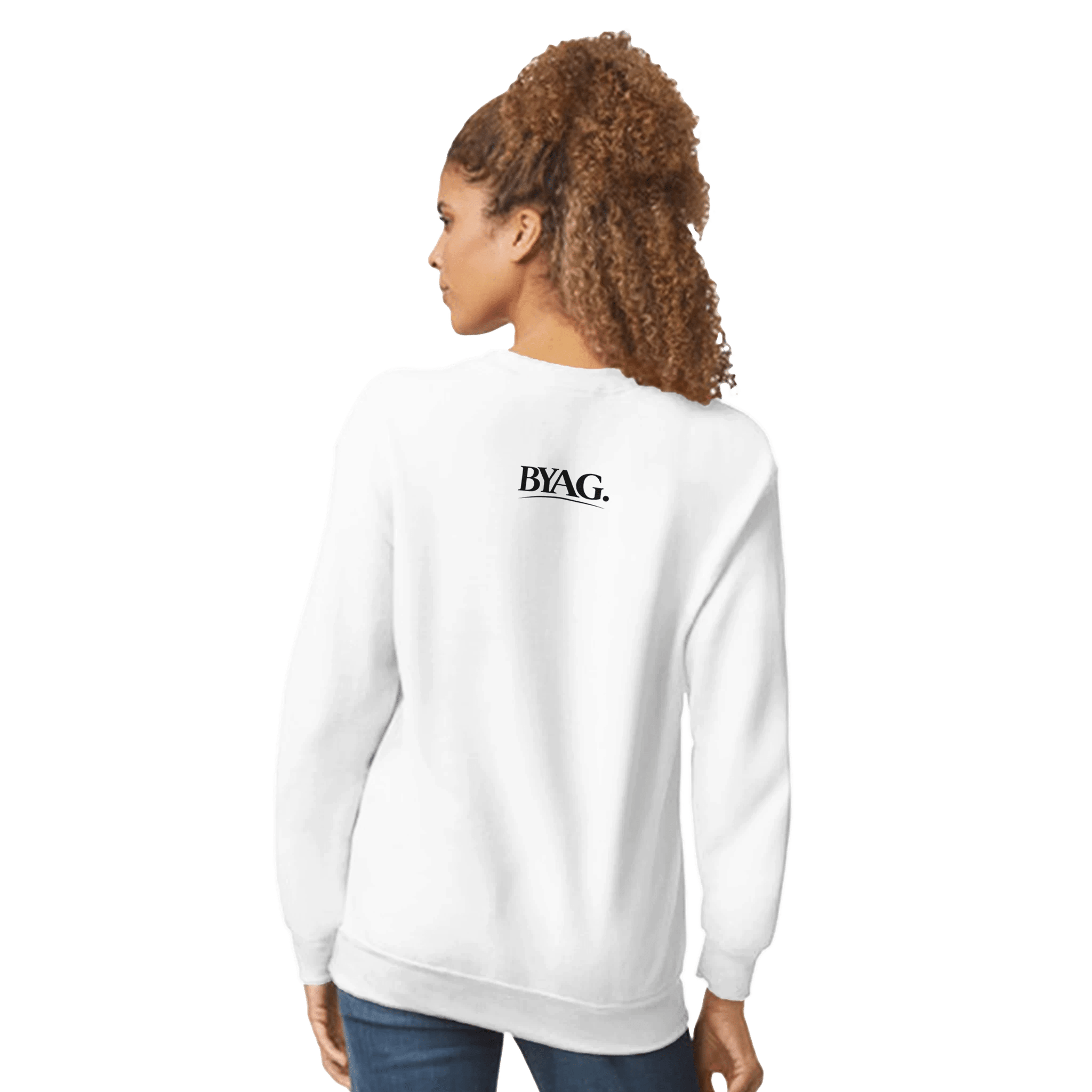BYAG. Freiheit Sweatshirt – White - BYAG.DEPrint MaterialBYAG.DEBYAG.DE#original_value#S