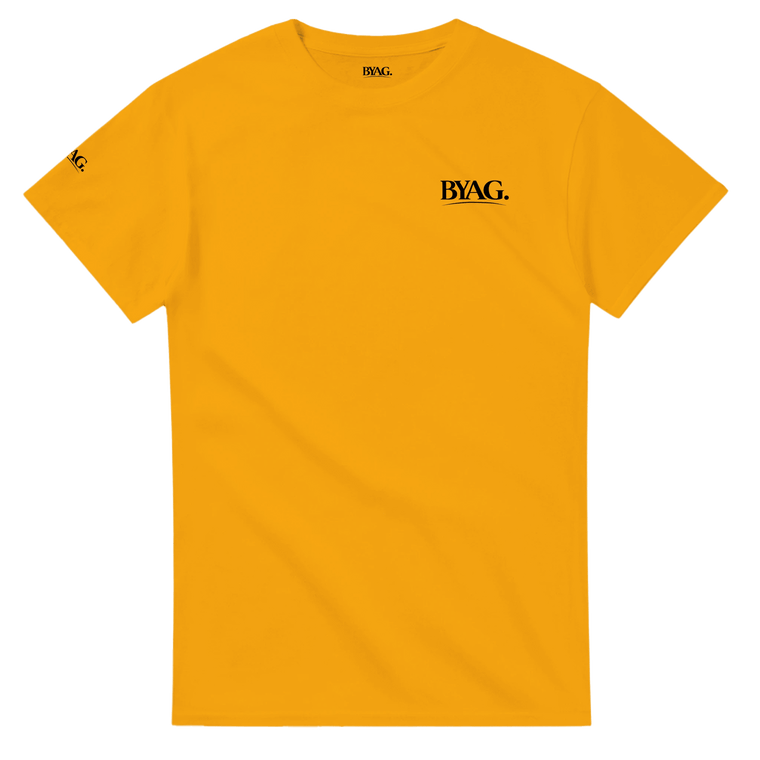 BYAG. Alltagstaugliches Minimal-T-Shirt – Gold