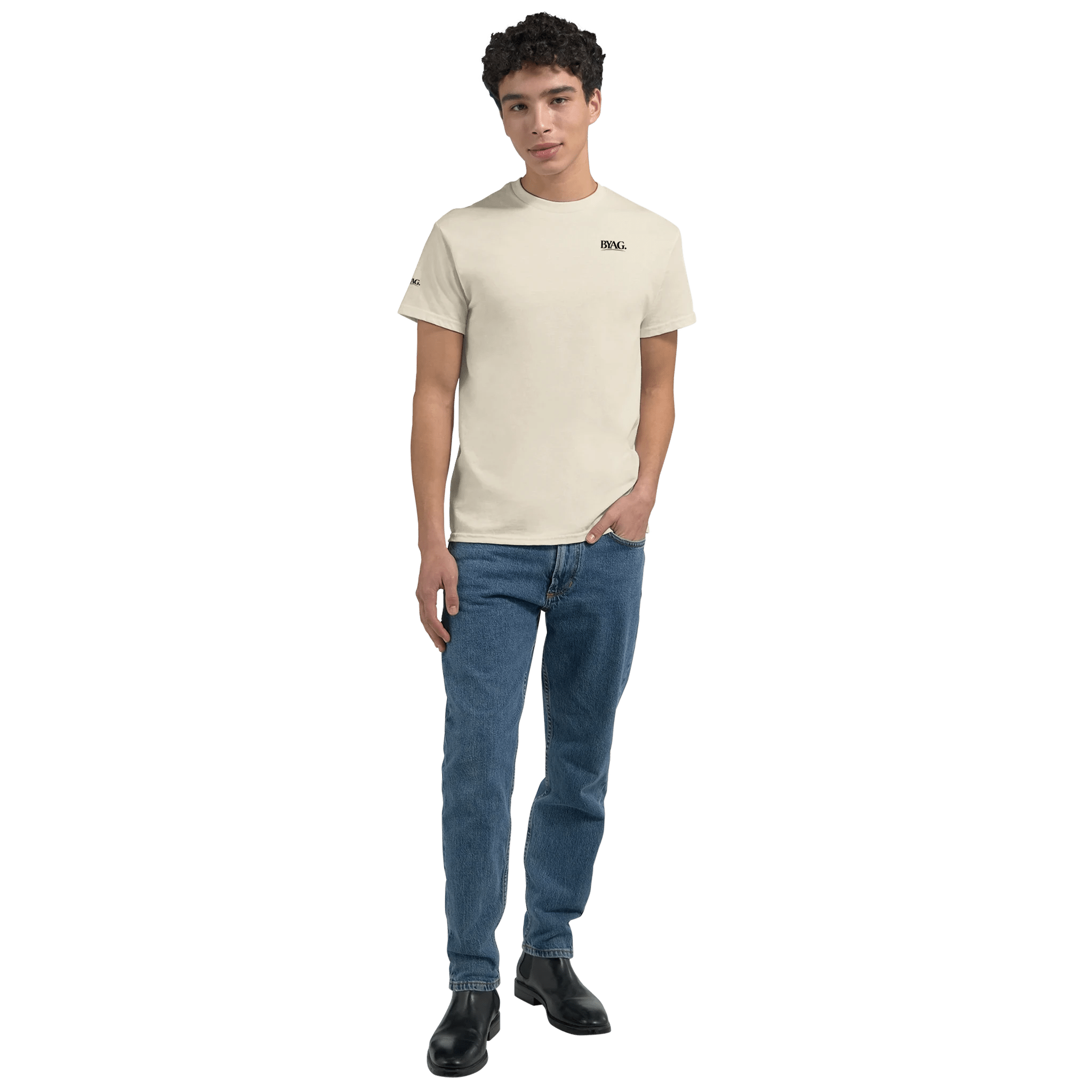 BYAG. Everyday Minimal T-shirt – Natural - BYAG.DEPrint MaterialBYAG.DEBYAG.DE#original_value#S