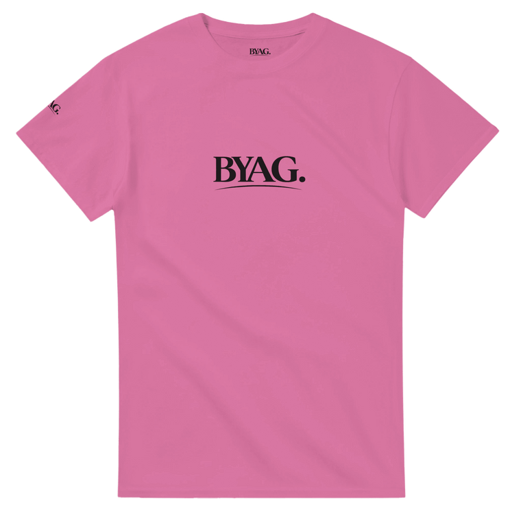 BYAG. Alltagstaugliches Minimal-T-Shirt – Sanftrosa