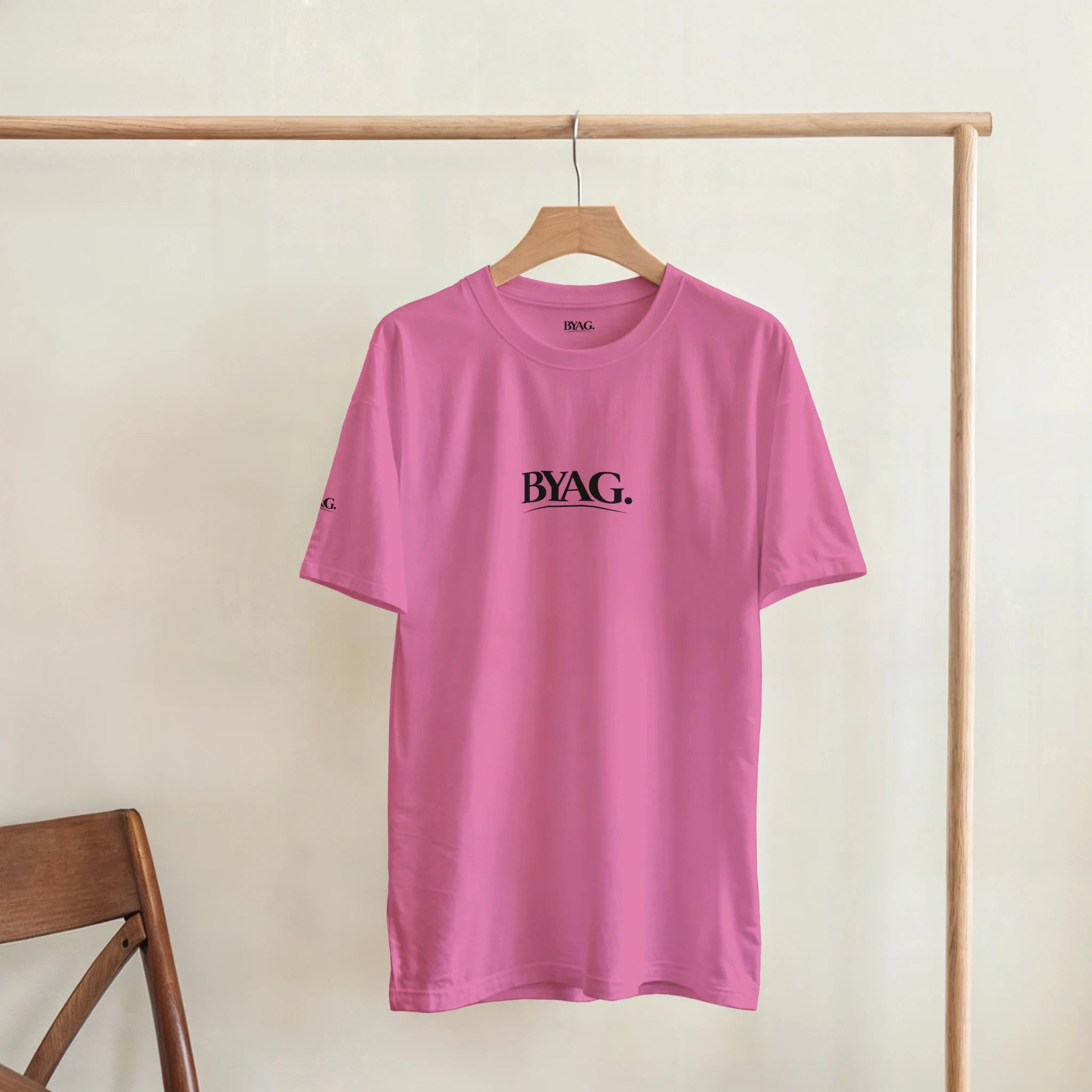 BYAG. Everyday Minimal T-shirt – Soft Pink - BYAG.DEPrint MaterialBYAG.DEBYAG.DE#original_value#S