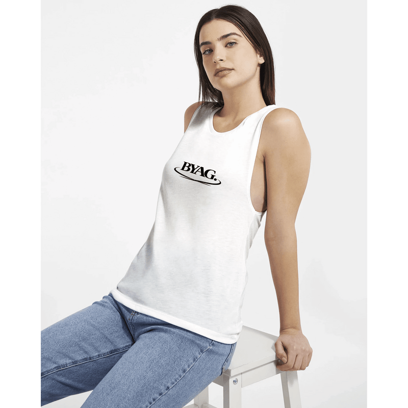 BYAG. Tank Top - White - BYAG.DEPrint MaterialBYAG.DEBYAG.DE#original_value#S