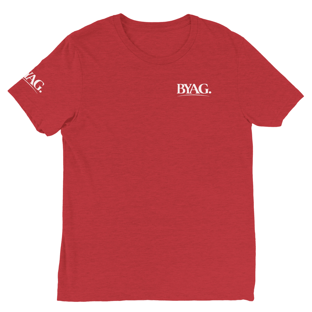 BYAG. Everyday Triblend T-Shirt – Red - BYAG.DEPrint MaterialBYAG.DEBYAG.DE#original_value#S