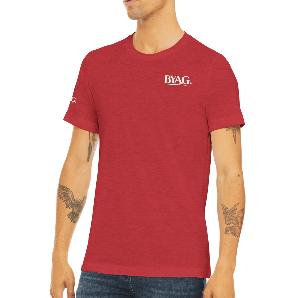 BYAG. Everyday Triblend T-Shirt – Red - BYAG.DEPrint MaterialBYAG.DEBYAG.DE#original_value#S