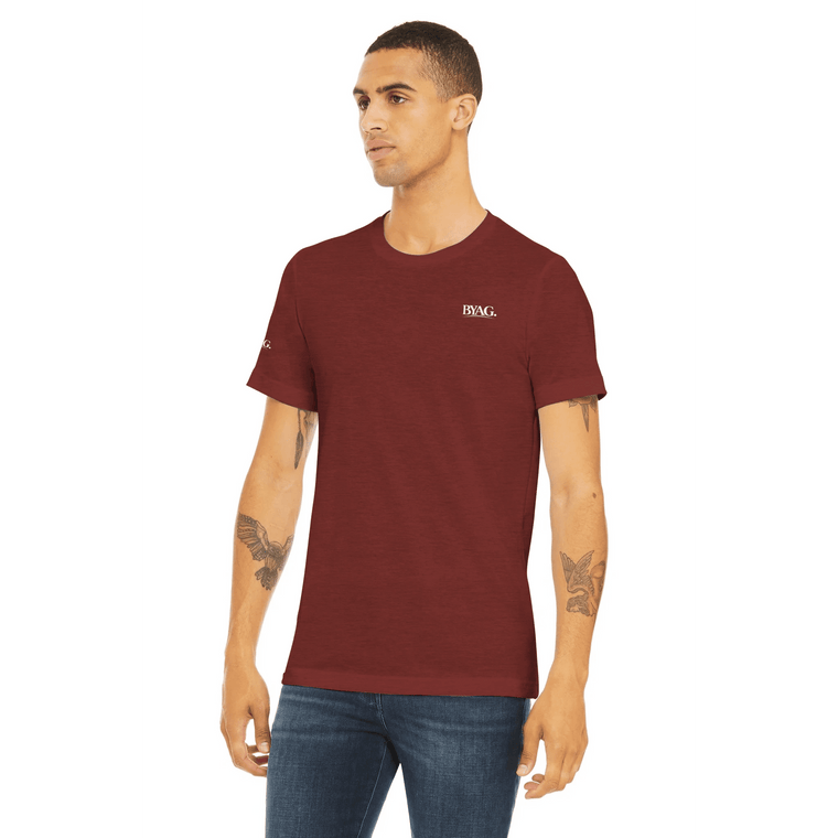 BYAG. Sport Triblend T-Shirt – Burgundy