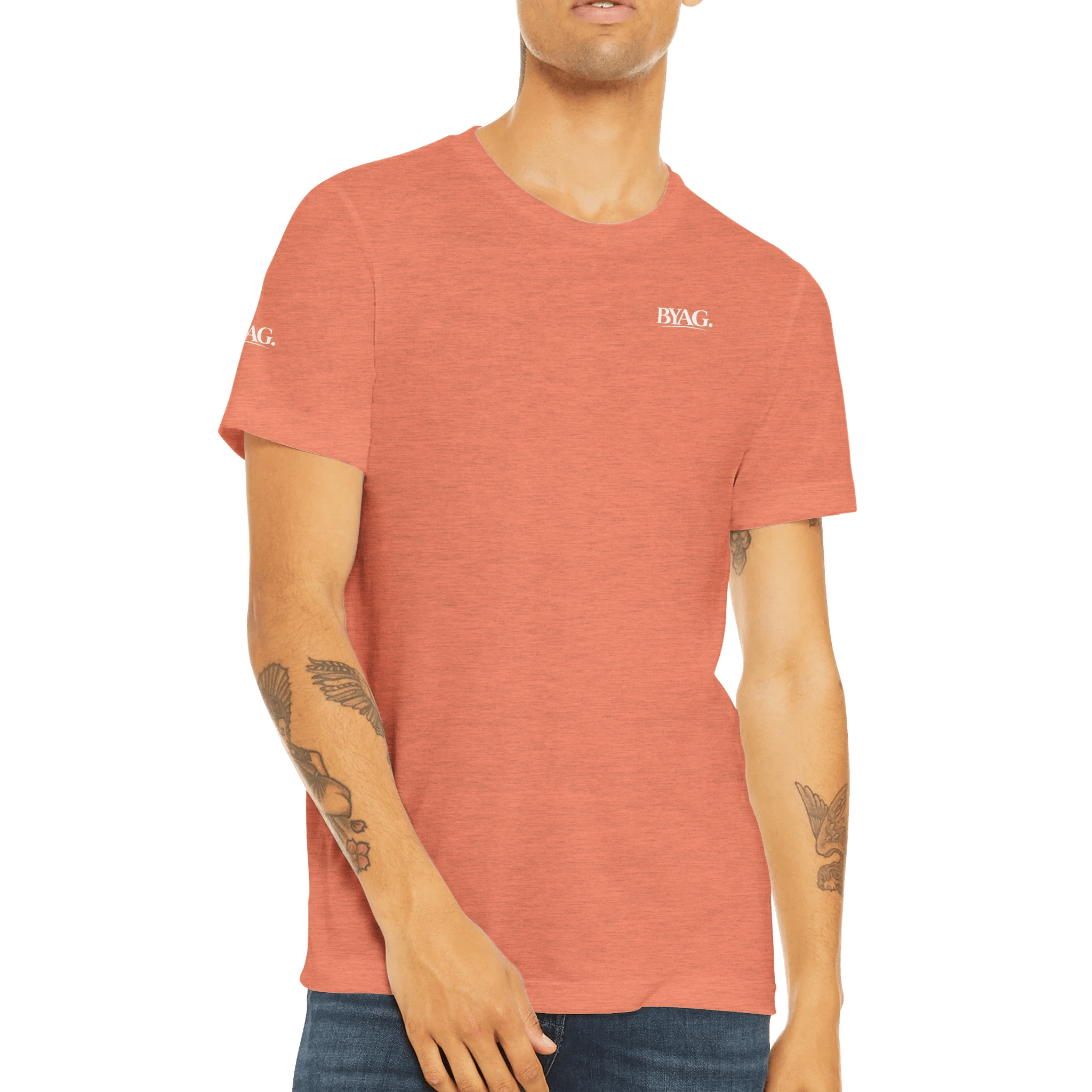 BYAG. Sport Triblend T-Shirt – Coral Pacific - BYAG.DEPrint MaterialBYAG.DEBYAG.DE#original_value#S