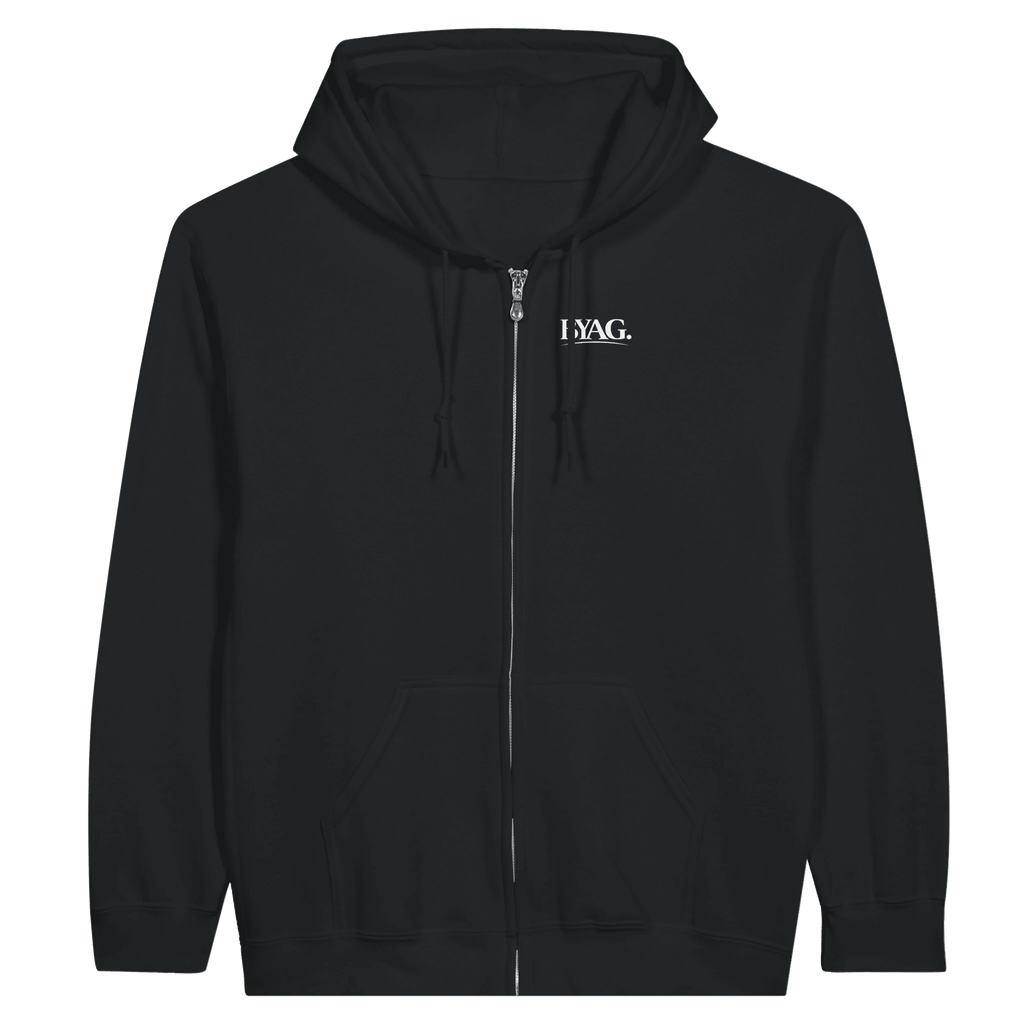 BYAG. Organic Zip Hoodie – Black - BYAG.DEPrint MaterialBYAG.DEBYAG.DE#original_value#S