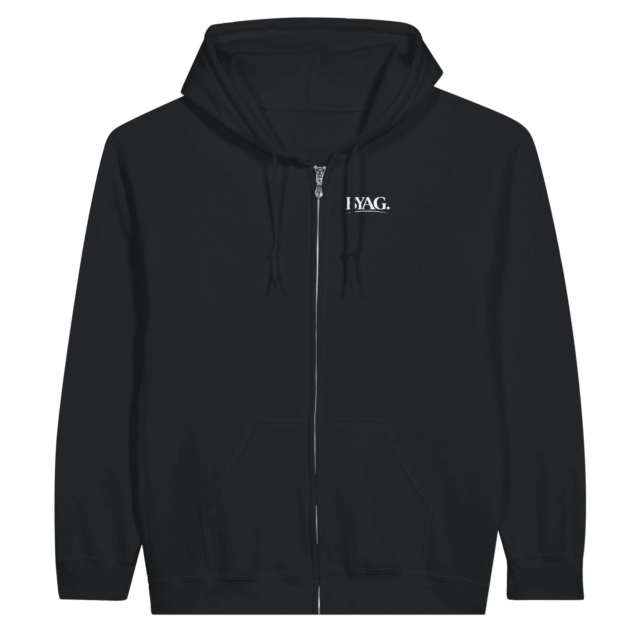 BYAG. Organic Zip Hoodie – Black - BYAG.DEPrint MaterialBYAG.DEBYAG.DE#original_value#S