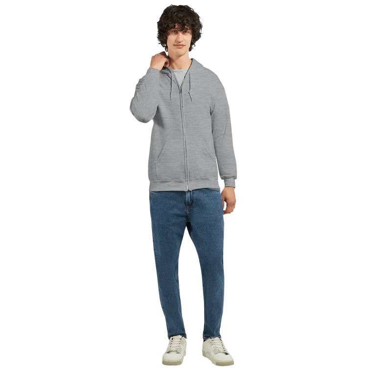 BYAG. Organic Zip Hoodie – Grey
