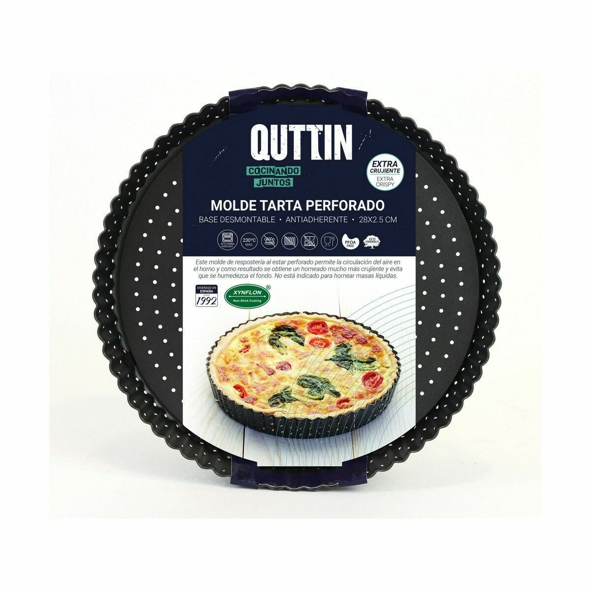 Cake Mould Quttin 28 x 3 cm Drilled Detachable (12 Units) - BYAG.Home and cooking, BakingQuttinBYAG.S22303934899888707639V9H1118D84B4D7849C524788638B5AFB156R5477369P4