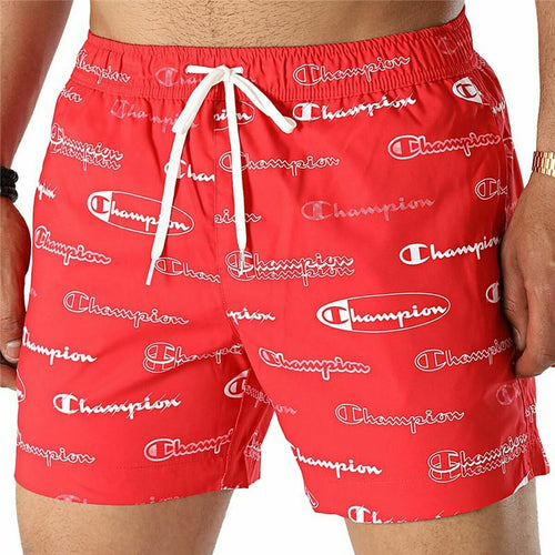 Champion Herren Bademode Beachshort Rot