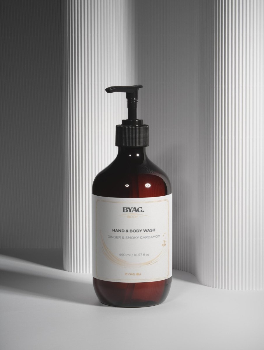 BYAG hand and body wash ginger cardamom