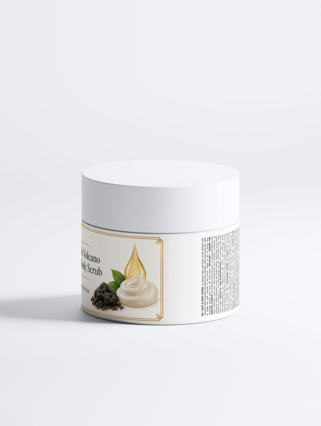 BYAG Icelandic Volcano Face and Body Scrub with volcanic sand exfoliation