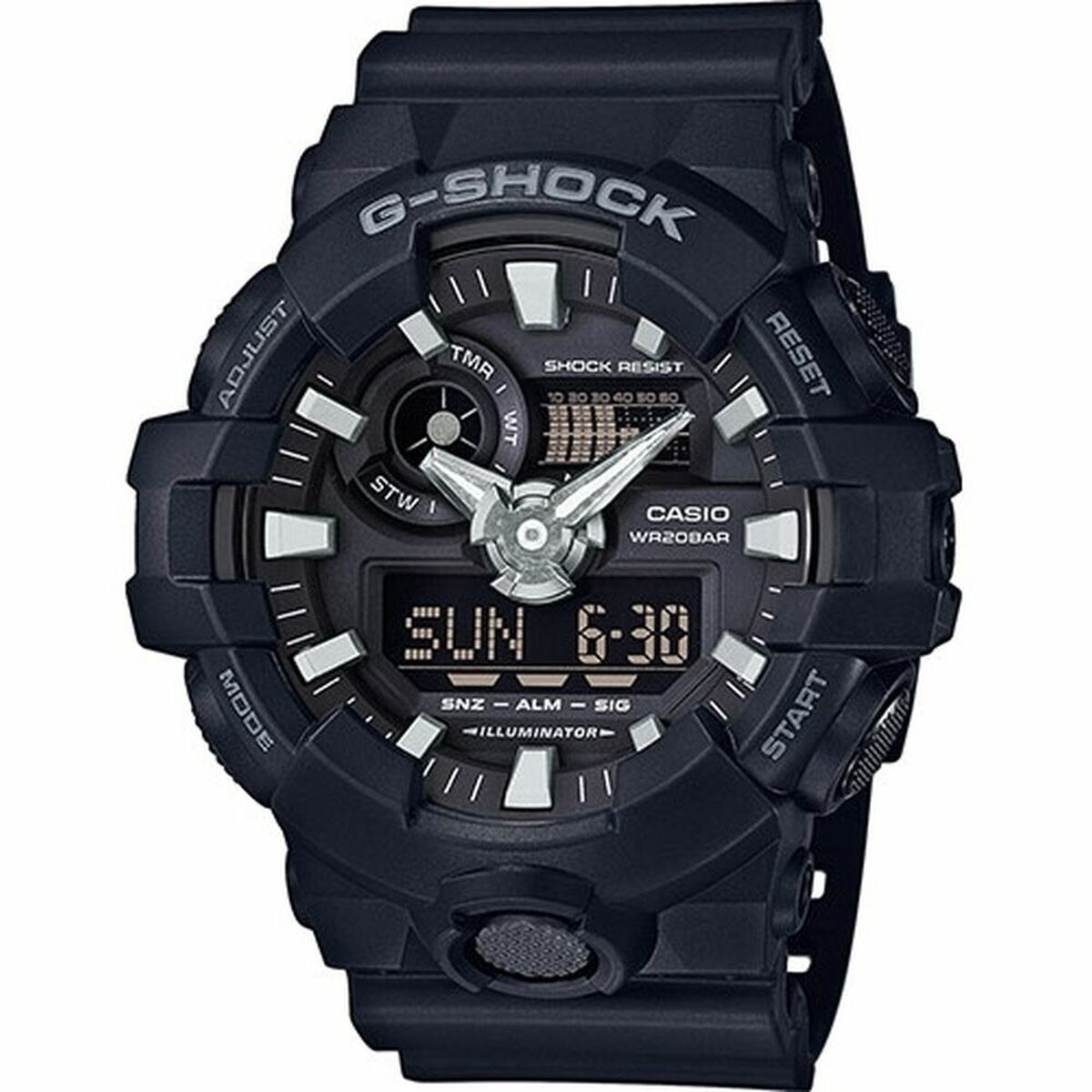 Men's Watch Casio G-Shock GA-700-1BER Black (Ø 49 mm) (Ø 53 mm) - BYAG.WatchesCasioBYAG.S7230070Men's Watch Casio G-Shock GA-700-1BER Black (Ø 49 mm) (Ø 53 mm)