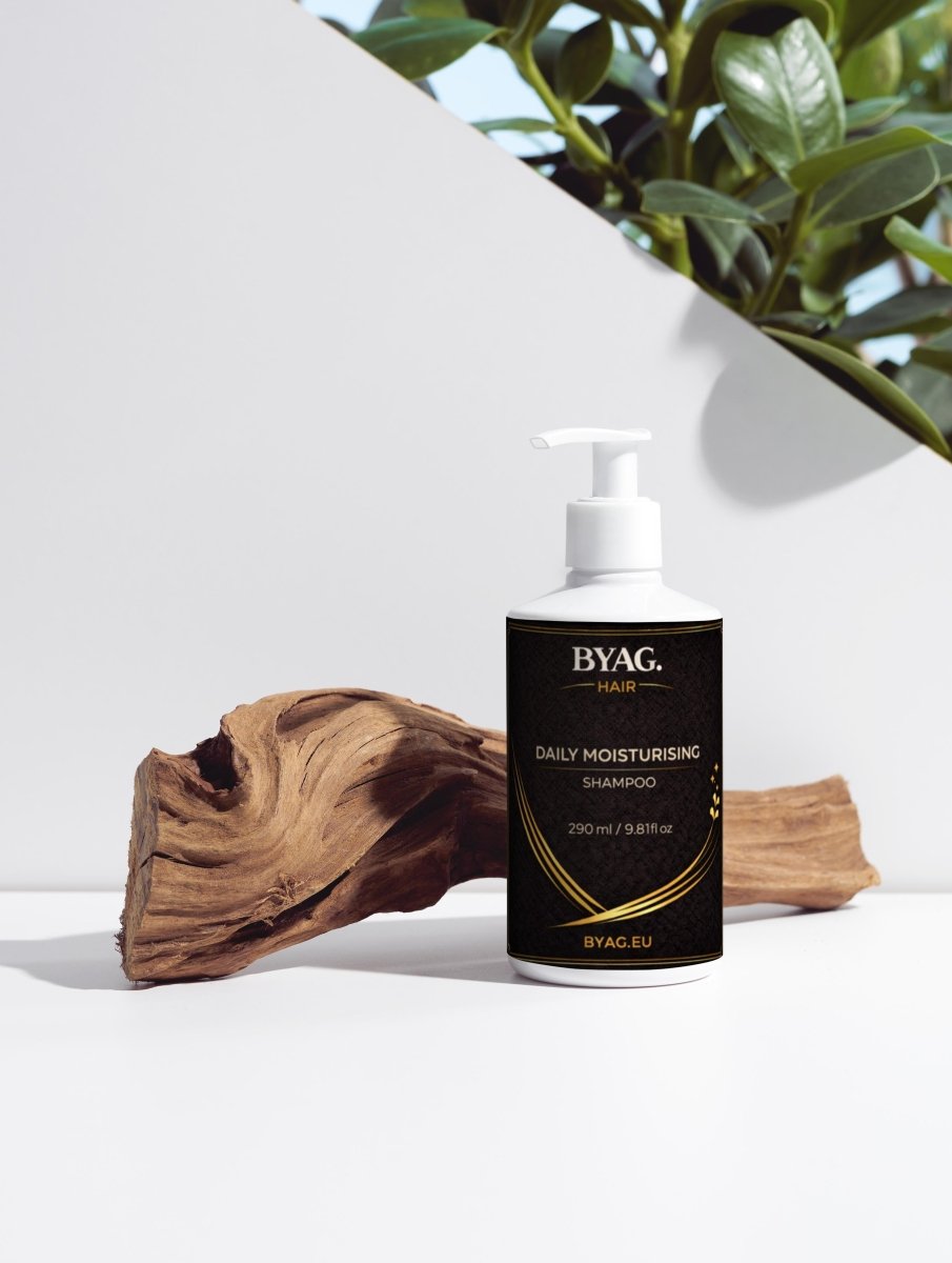 BYAG moisturising shampoo hydrating hair