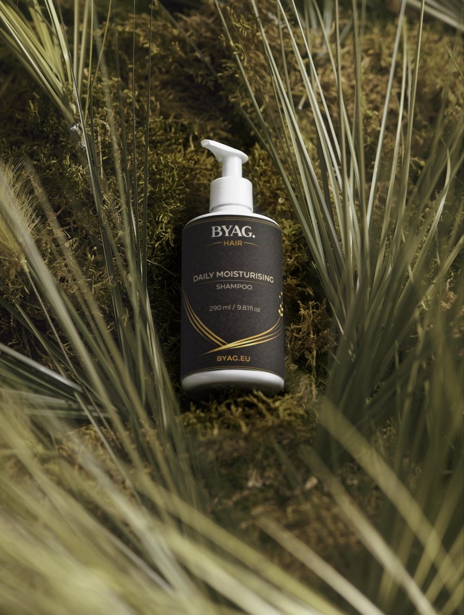 BYAG moisturising shampoo hydrating hair