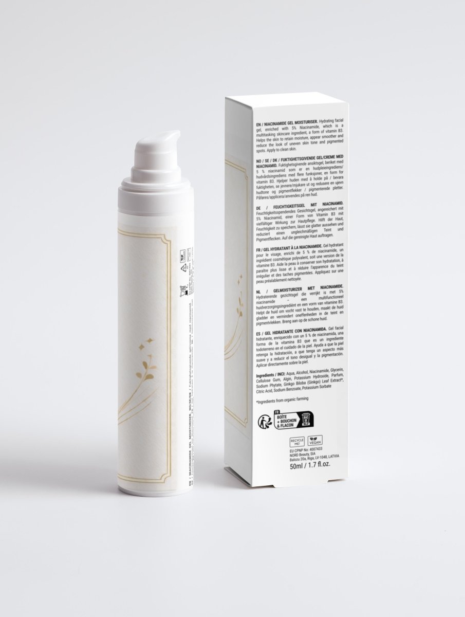 BYAG niacinamide gel moisturiser